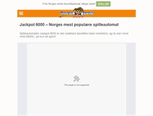 Tablet Screenshot of jackpot6000.com